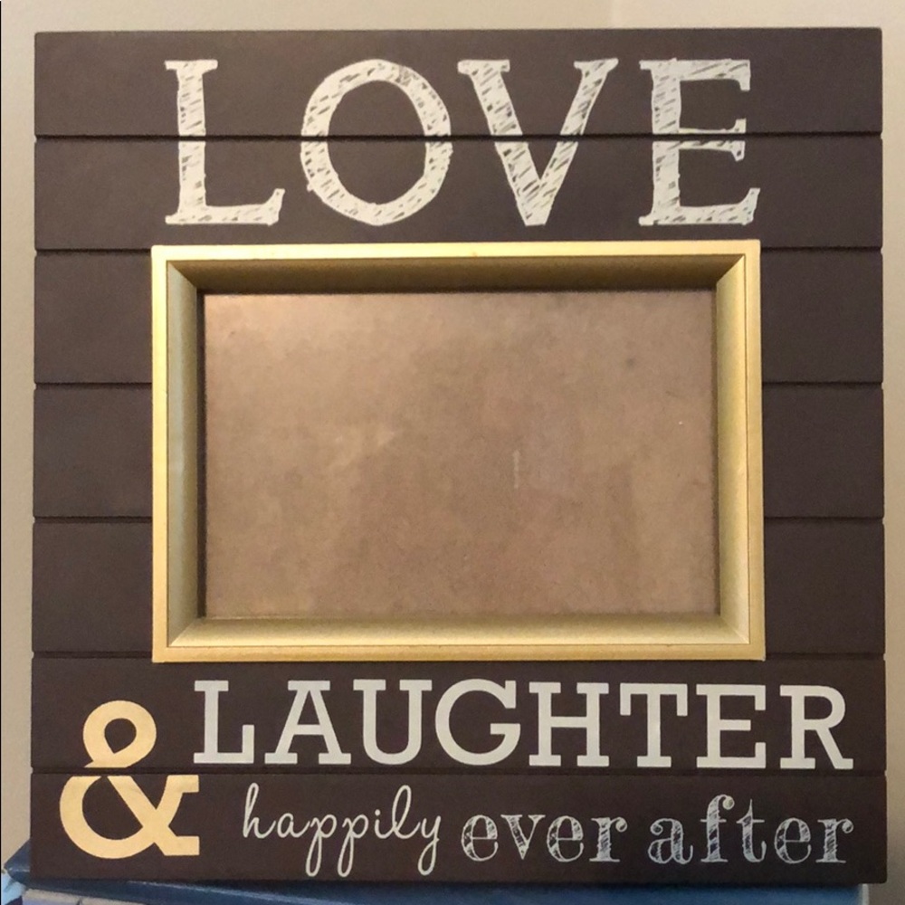 Happily ever after picture frame for 5x7 photo
